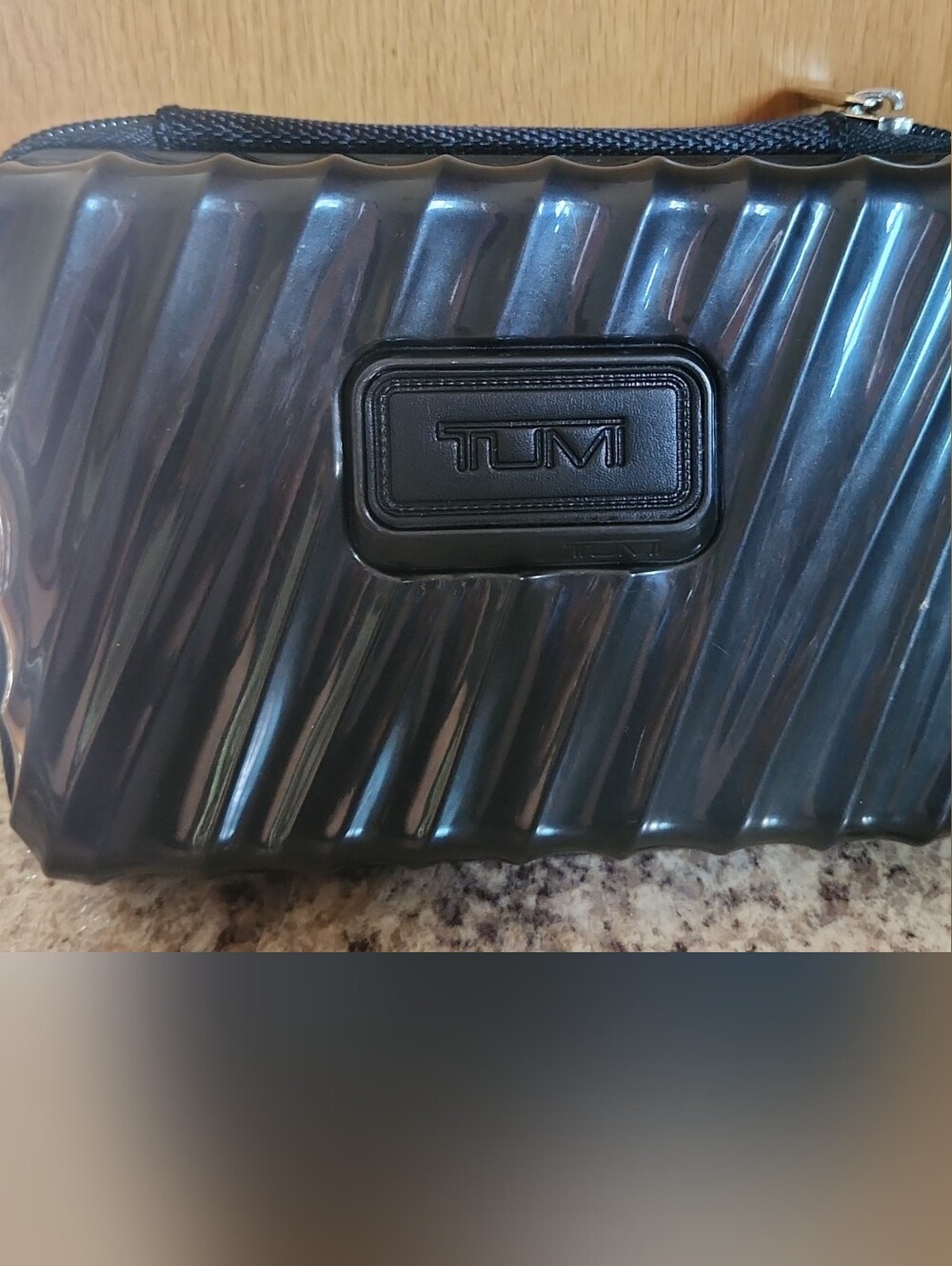 Tumi Black Hard Shell Travel Case